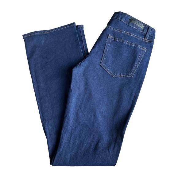 Kendall Kylie Jeans Kurvy Mid Rise Baby Boot Jean Size 9/10 Dark Wash - Picture 1 of 13
